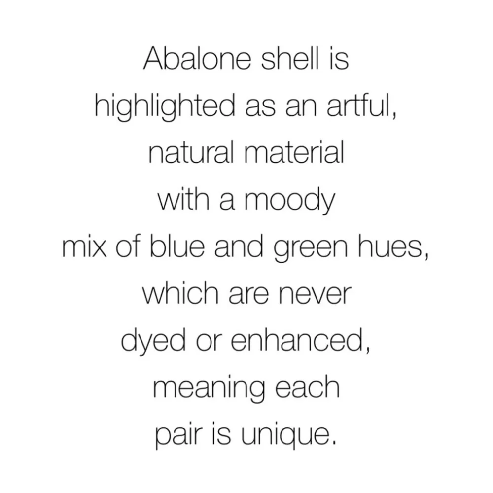 Kendra Scott Eva Gold Drop Earrings in Abalone Shell NWT - Picture 3 of 7